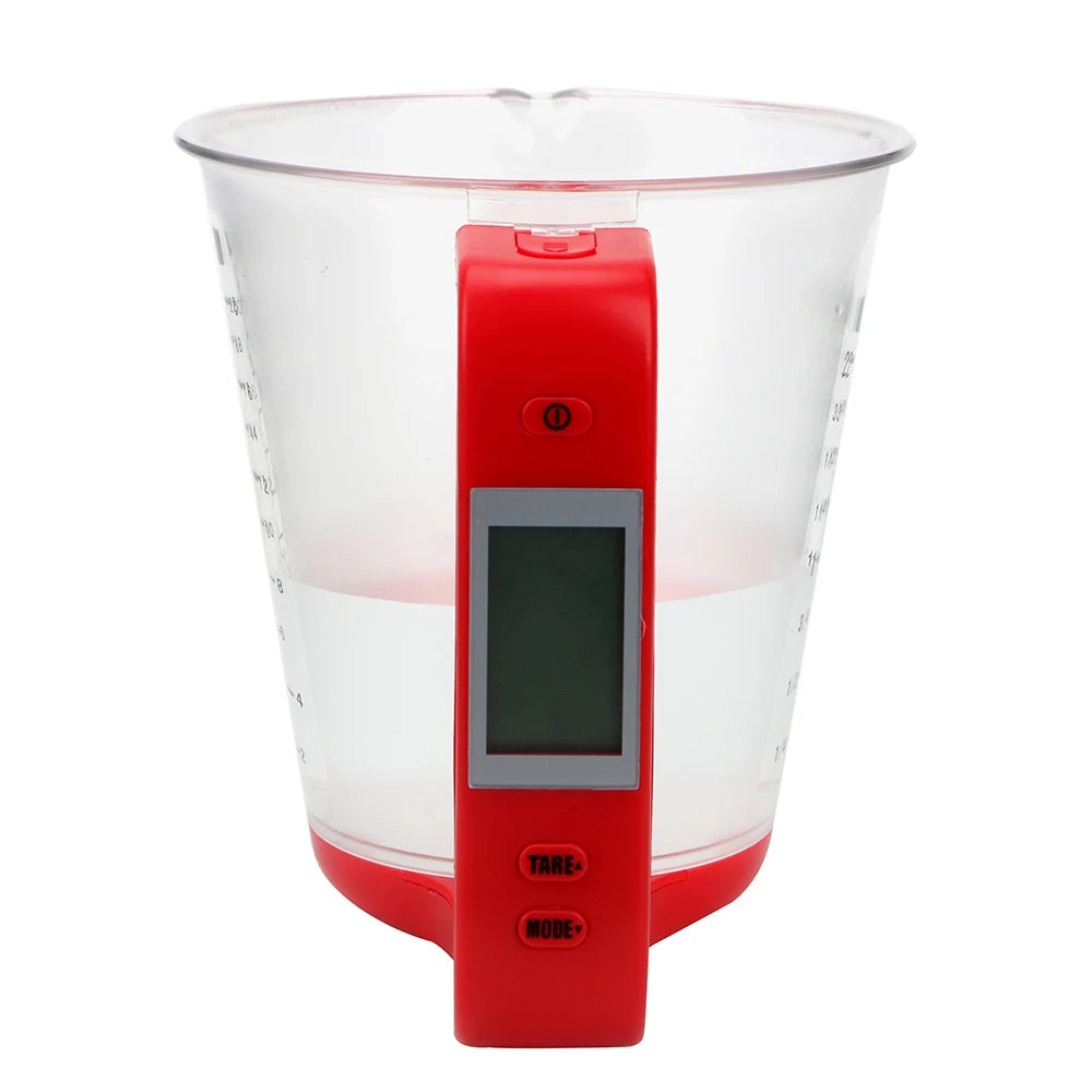 Kitchen Genius: Smart Measuring Cup with Scale & Temperature Sensor