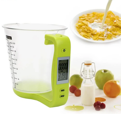 Kitchen Genius: Smart Measuring Cup with Scale & Temperature Sensor