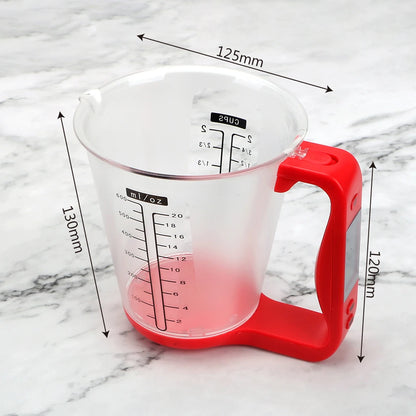 Kitchen Genius: Smart Measuring Cup with Scale & Temperature Sensor