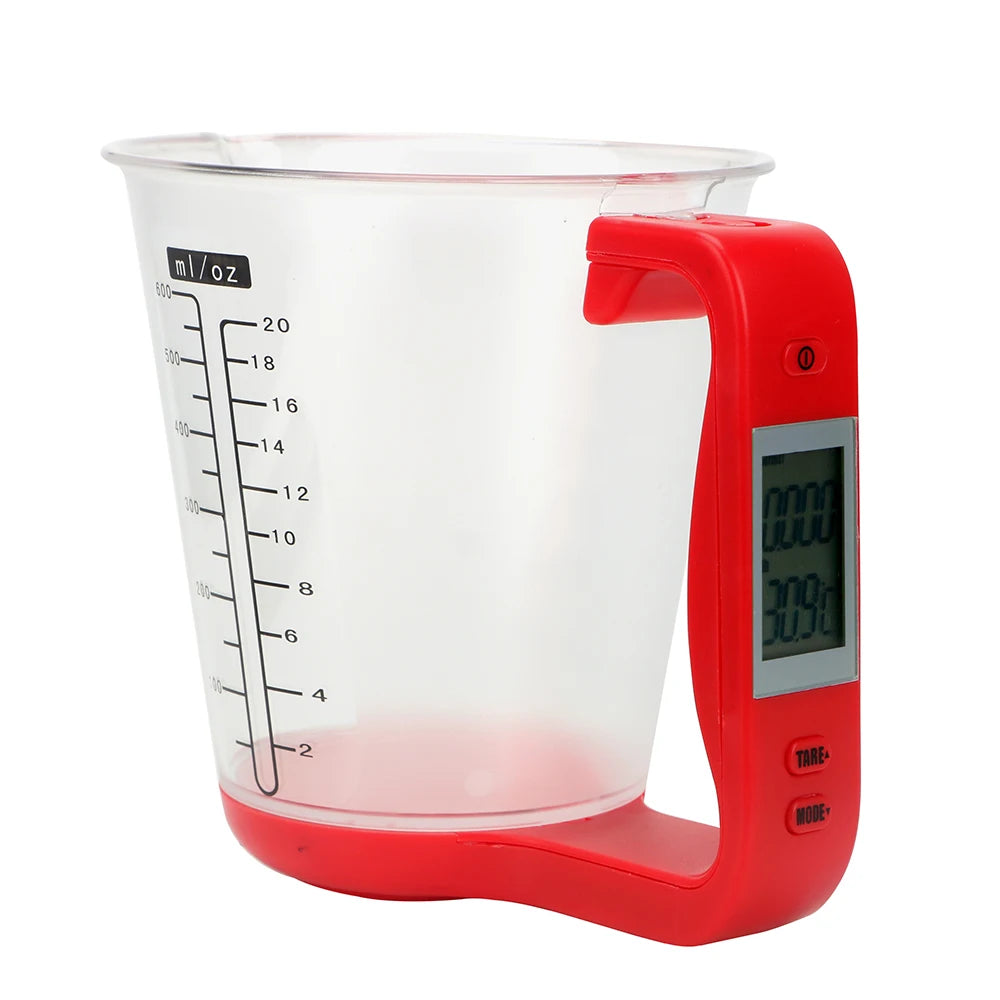 Kitchen Genius: Smart Measuring Cup with Scale & Temperature Sensor