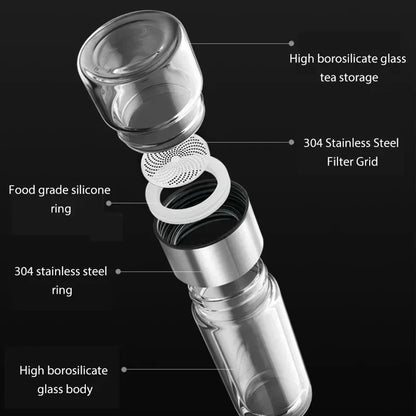 On-the-Go Glass Premium Tea Infuser