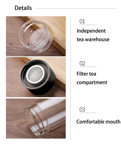 On-the-Go Glass Premium Tea Infuser